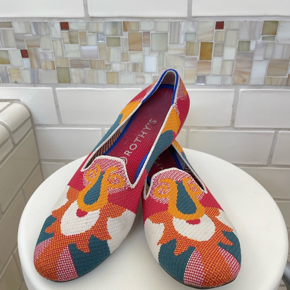 Rothy’s Moroccan Amber Loafer Flats Retired Pattern